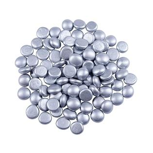 Galashield Silver Flat Glass Marbles for Vases Glass Gems Beads
