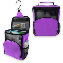 TERRA HOME Travel Shower Caddy - Bathroom Caddy Organizer - Durable, Roomy, Foldable Shower Bag on the Go - Hanging Shower Caddy