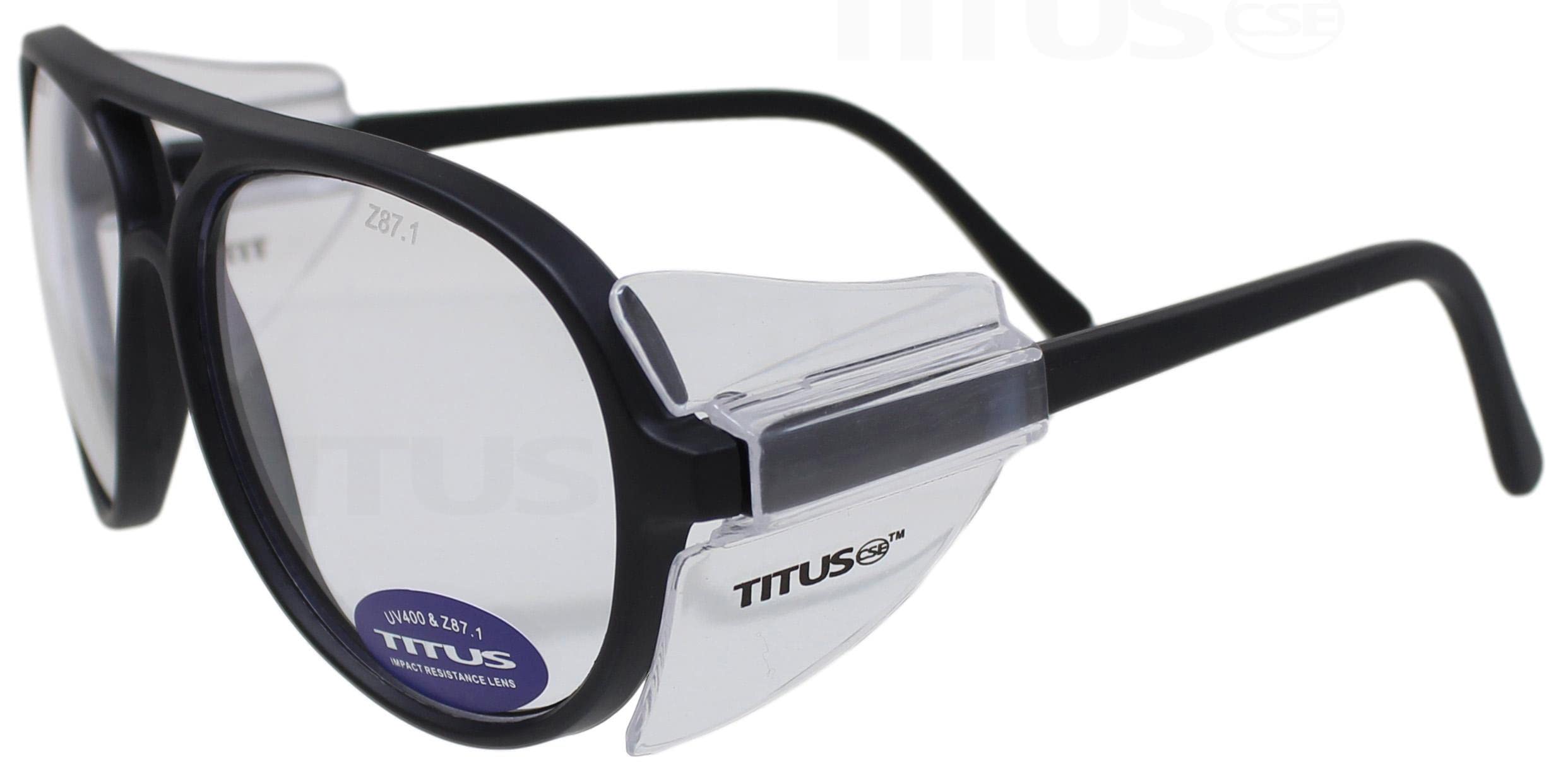 TITUS G35 Retro Aviator Z87 Sunglasses Eye Protection w/Side