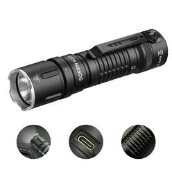 CSTEBOKE Sofirn SC33 Rechargeable Flashlights, EDC Flashlight High Lumens Super Bright 5200 Lumens, with a Tail E-Switch, Regulated Outpu