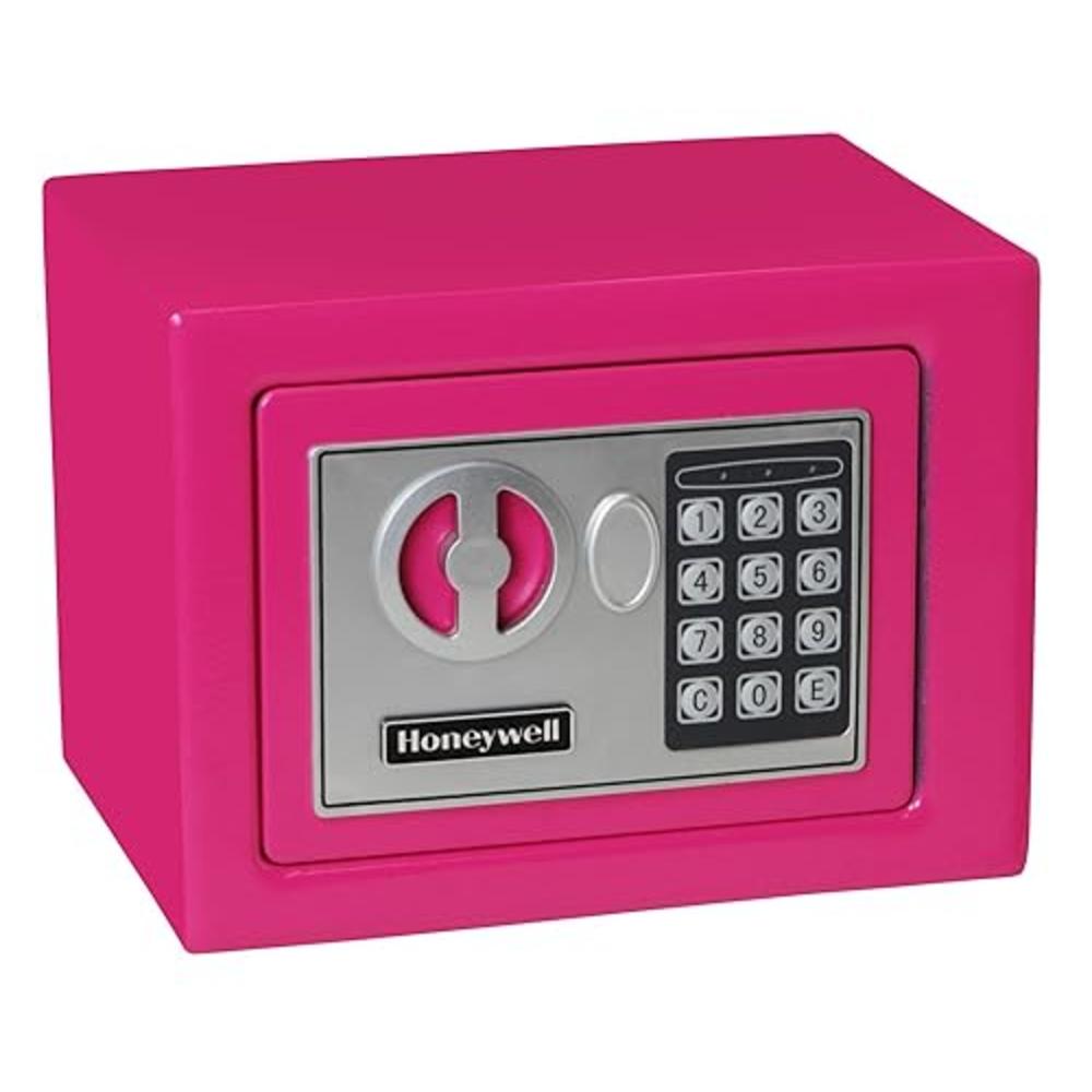 Honeywell Safes & Door Locks 5005P Steel Security Safe with Digital Lock, 0.17-Cubic Feet, Pink