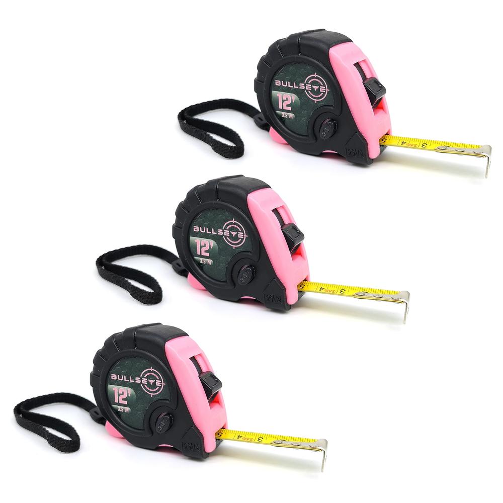 Daily Living Products Bullseye Small Pink Tape Measure 3-Pack ...