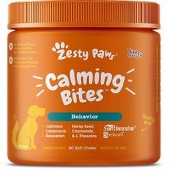 Zesty Paws Calming Chews for Dogs Composure & Relaxation for Everyday Stress & Separation Turkey 90 Count