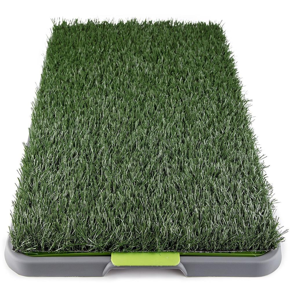 Paws & Pals Dog Grass Pee Pad Potty - Artificial Grass Patch for Dogs - Pet Litter Box Training Pads Best for Puppy Indoor Turf - Fresh Fake