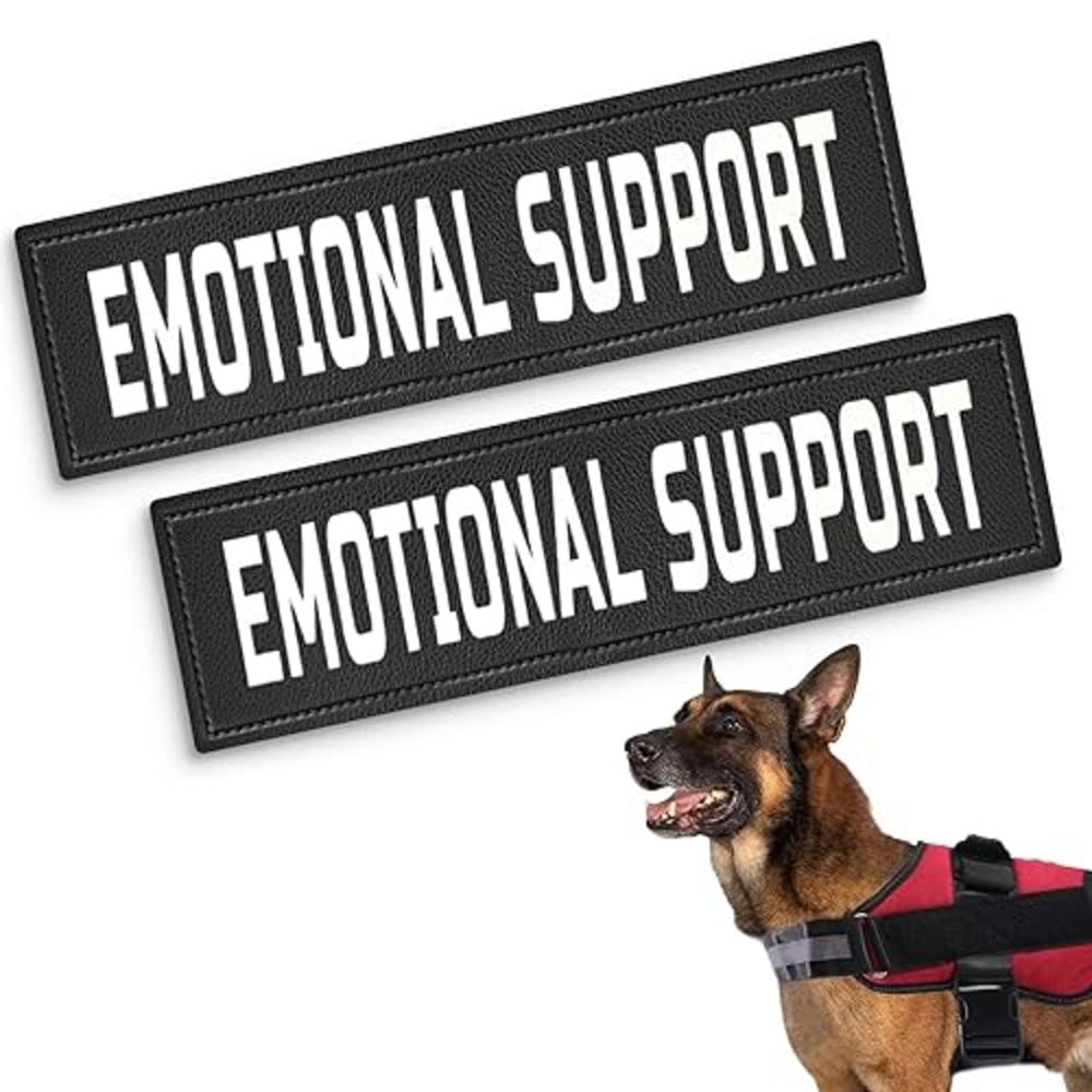 Noyal Dog Vest Patches, Service Dog/in Training/Emotional Support/Therapy  Dog/DO NOT PET PU Patches