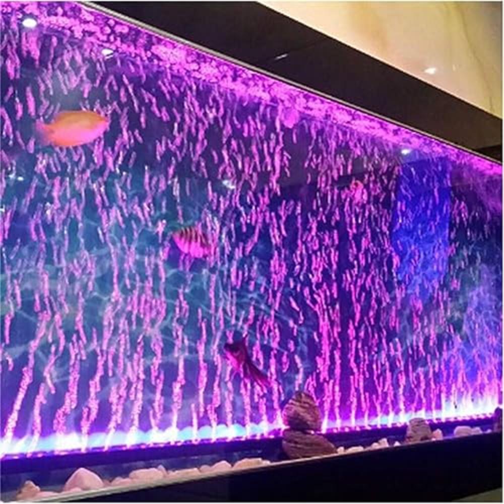HCDMRE LED Air Bubble Light Aquarium Light Underwater Submersible Fish Tank Light Color Changing Making Oxygen Aquarium Tools,Us