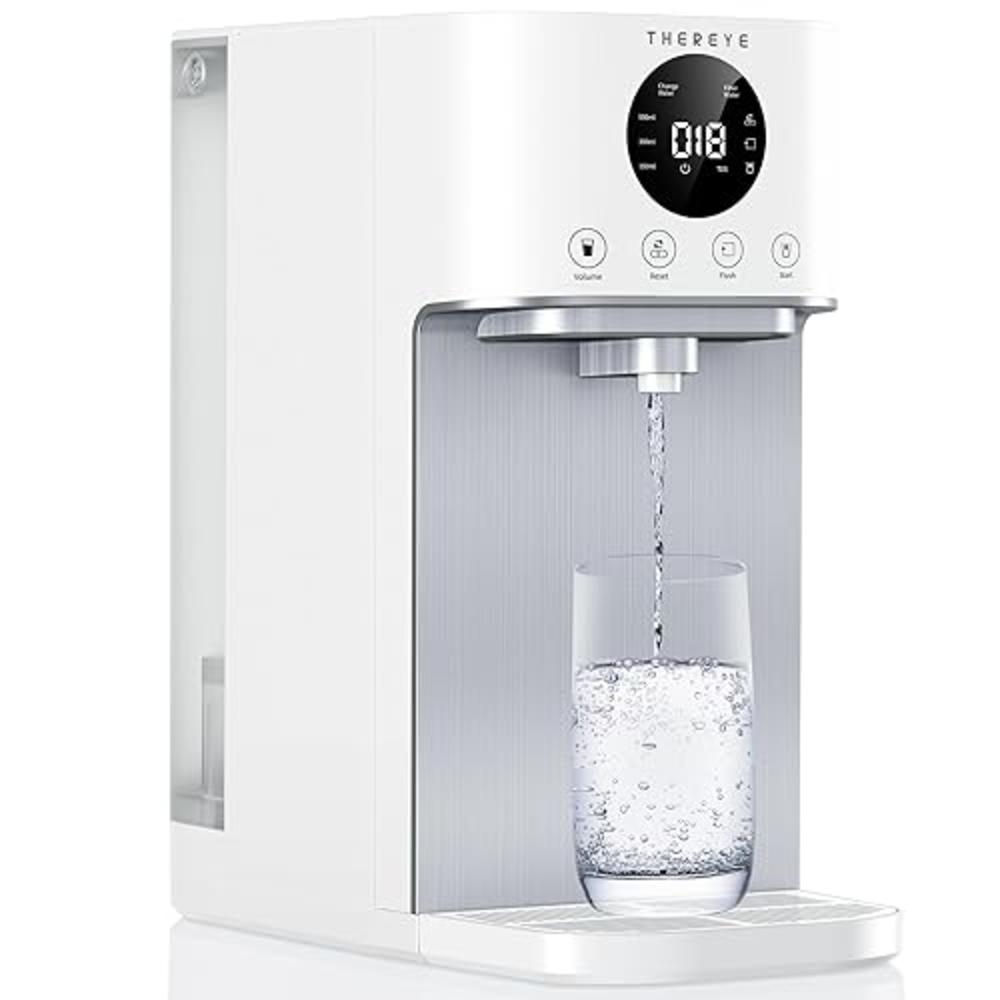 Thereye Reverse Osmosis System Countertop Water Filter, 7 Stage Purification, Portable RO Filtration, Fast Water Delivery, 3:1 P