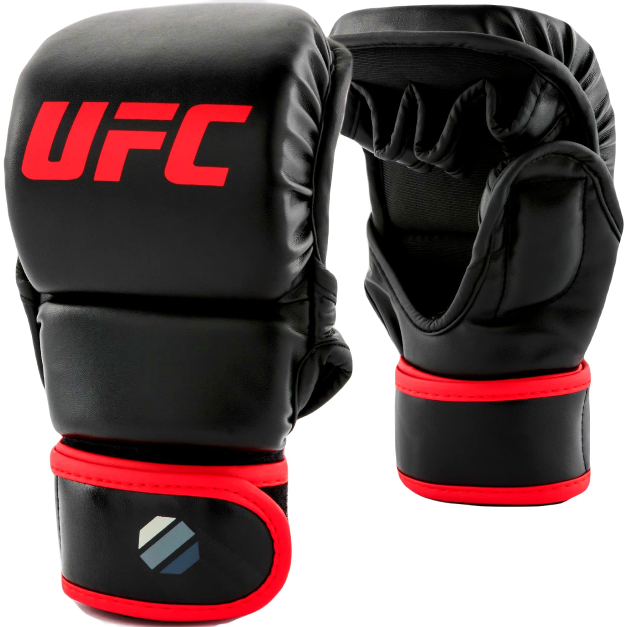 UFC 8oz MMA Sparring Gloves - L/XL - MMA Gloves, Black, Large/X-Large
