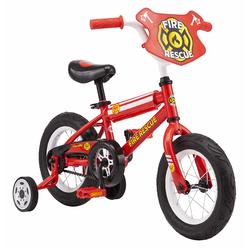 Pacific Fire Rescue Character Kids Bike, 12-Inch Wheels, Ages 3-5 Years, Coaster Brakes, Adjustable Seat, Red, One Size