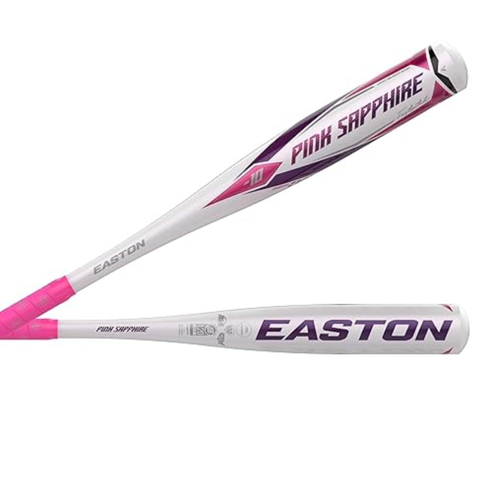 Easton PINK SAPPHIRE -10 Fastpitch Softball Bat, Fastpitch Softball Bat, 28/18, FP22PSA