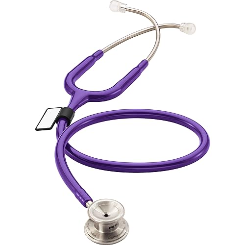 MDF Instruments MDF® MD One Stainless Steel Premium Dual Head Pediatric Stethoscope - Purple (MDF777C-08)