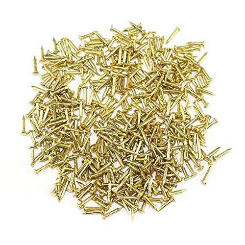 Linwood Small Round Head Nails Multi-Purpose, Linwood Decorative Antique Nails for Miniature Household Accessories or DIY Projects 200pc