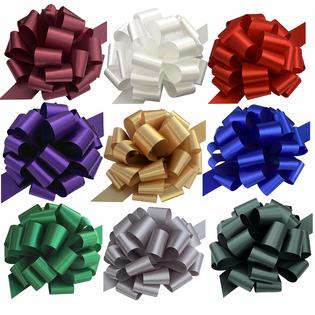 GiftWrap Etc. Large Assorted Gift Pull Bows - 9 Wide, Set of 9, Christmas  Presents, Red, Green, Blue, White, Bows for Gifts, Easter, Boxing D