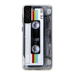 FAteamll FAteam Case for Galaxy S21 Plus 5G, Shockproof Scratchproof with TPU Soft Bumper Retro Cassette Tape Case Compatible with Samsun