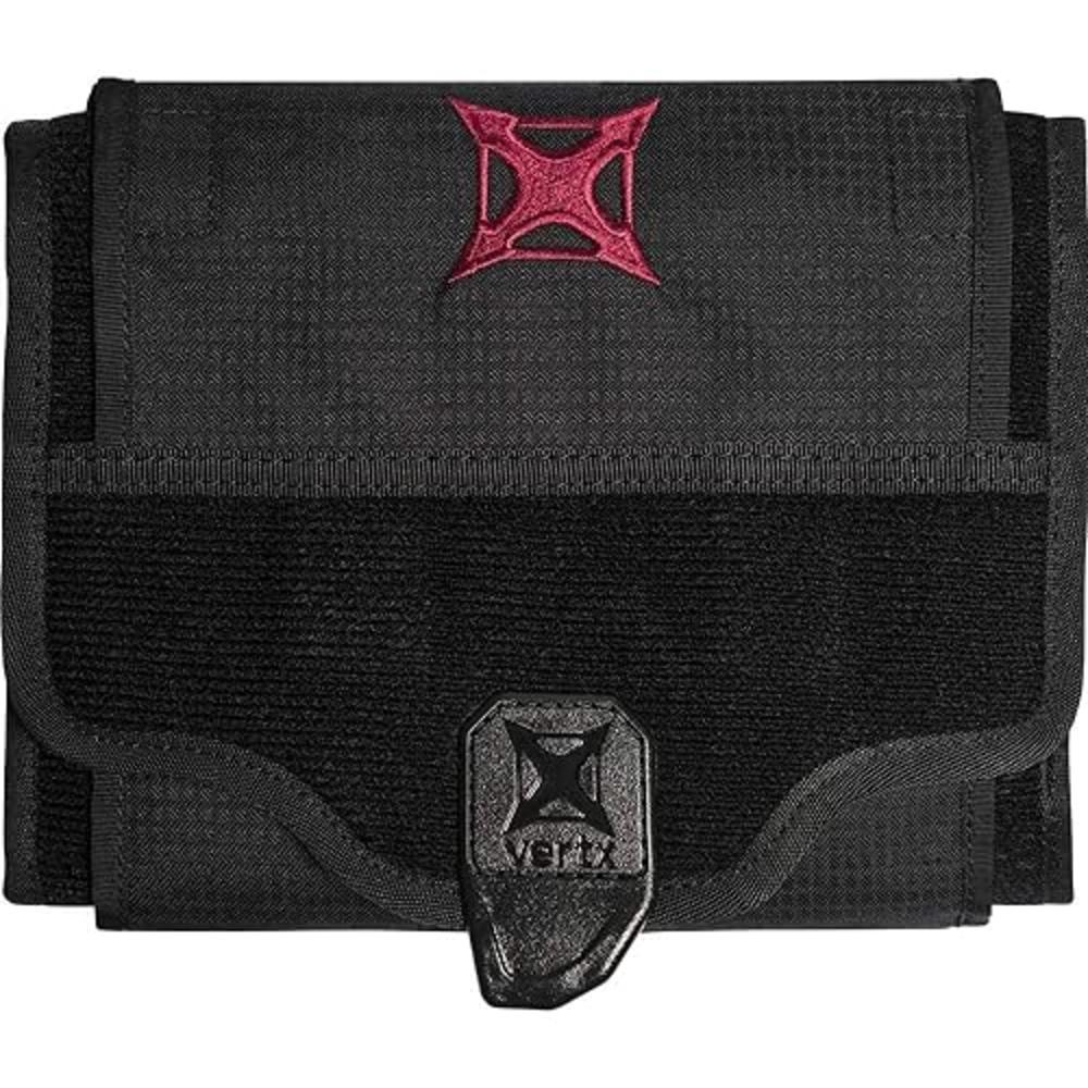 Vertx Pouch for Tactical Gear, Survival, Backpack Accessories, EDC Camping Hiking Hunting Tools with Inside Zipper Pouch, Black,