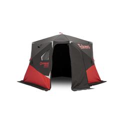 Eskimo Outbreak™ 450XD Blackout, Pop-Up Portable Shelter, Insulated, Black, 4-5 Person, Zippered Windows, Sight Fishing, Spearfi