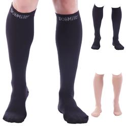 Doc Miller Closed Toe Compression Socks for Women and Men - 30-40 mmHg Medical Compression Socks for Improved Circulation, Shin 