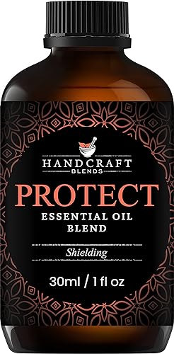 Handcraft Blends Handcraft Protect Essential Oil Blend 1 Fl Oz - Essential Oils for Diffusers for Home - Immune Support Essential Oil for Men & W