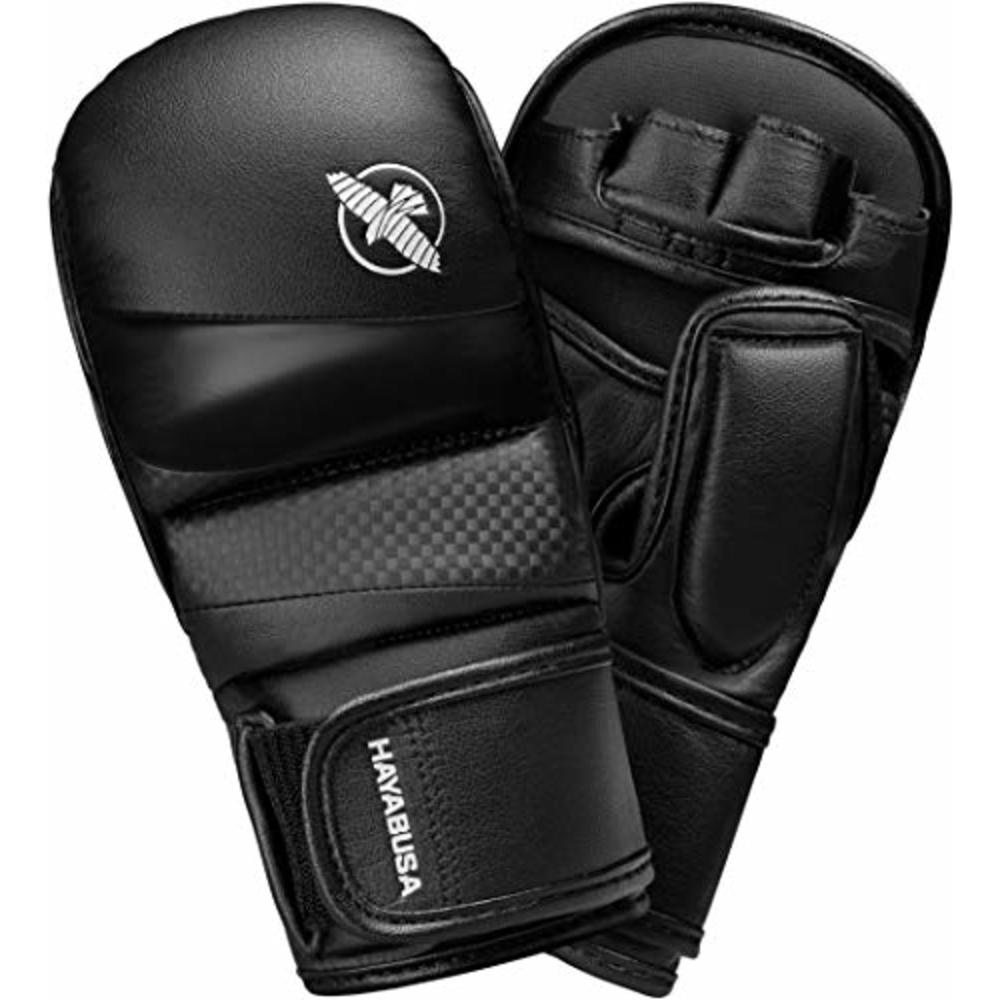 Hayabusa T3 7oz Training Sparring MMA Gloves for Men and Women - Black, Large