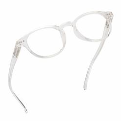 Readerest Blue Light Blocking Reading Glasses (Clear, 1.75 Magnification) - Computer Eyeglasses With Thin Reflective Lens, Antig