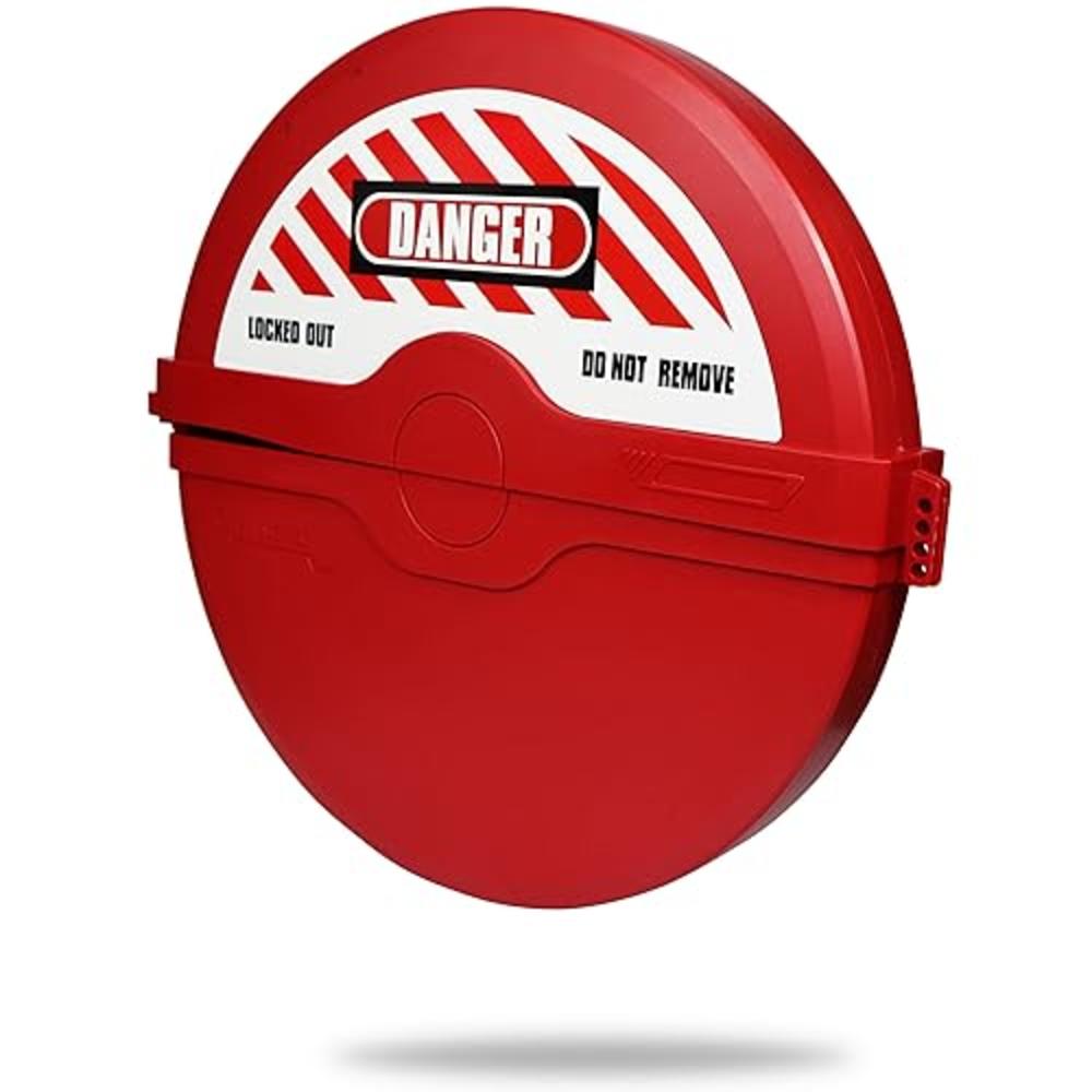 TRADESAFE Gate Valve Lockout - Red Lockout Tagout Valve for 18 inch to ...