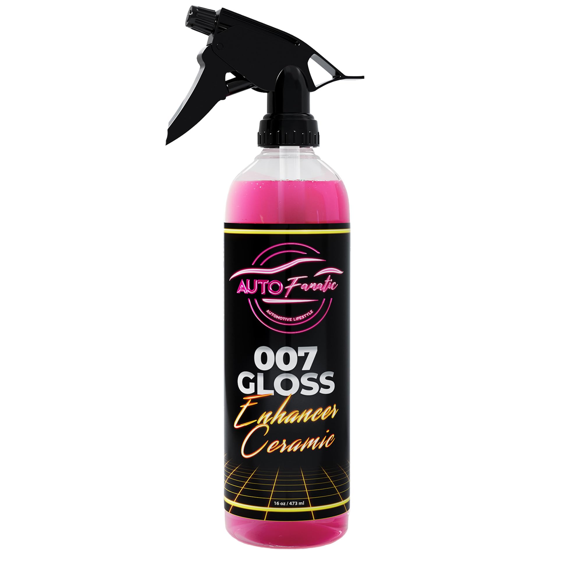 AUTO FANATIC 007 Car Gloss Enhancer Ceramic - Water Beading Hydrophobic  Spray Infused with SiO2 For Maximum Gloss & Shine - Quic