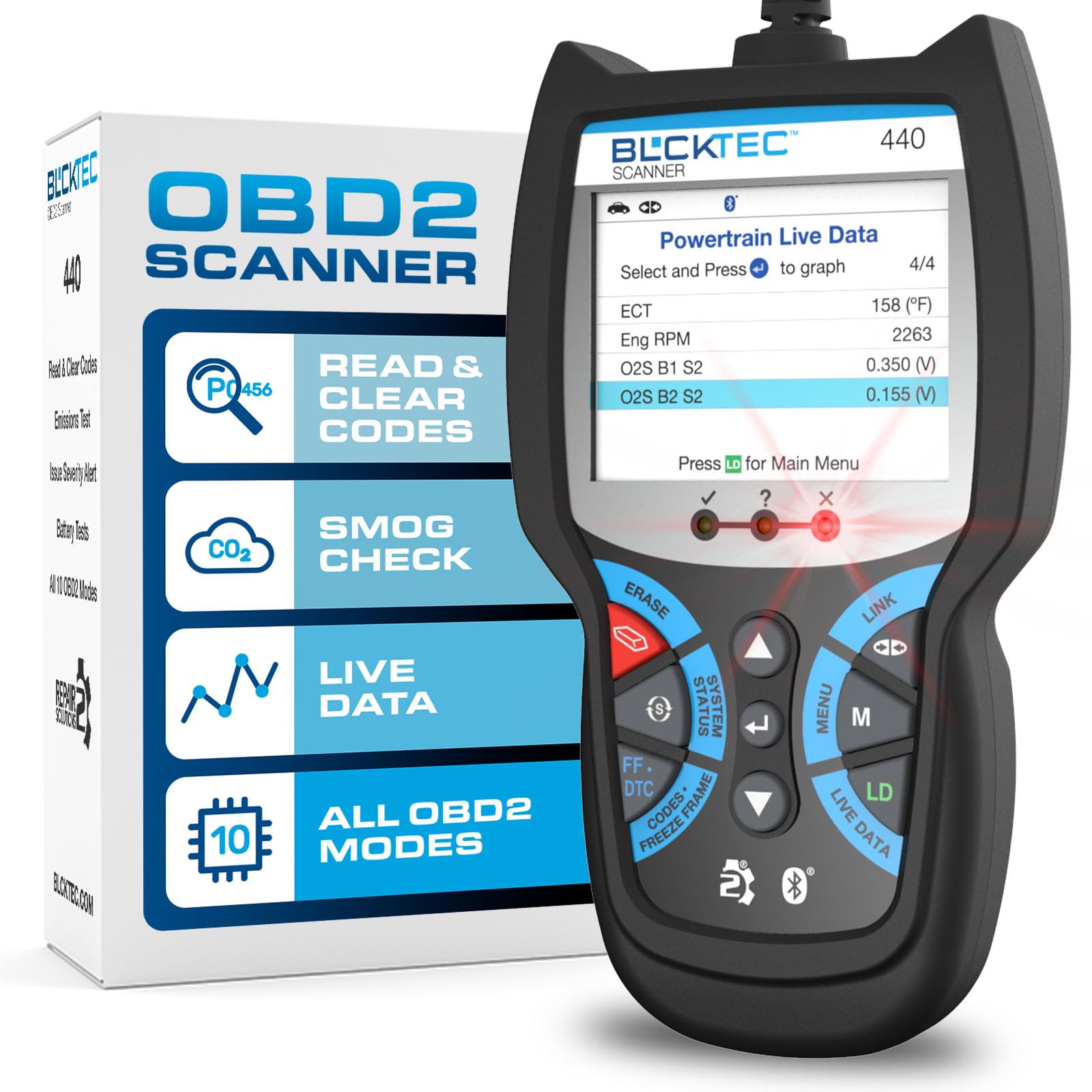 OBD2 Scanner / Code Reader / Live Data Tool