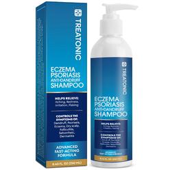 Treatonic Eczema Shampoo Psoriasis Shampoo: Seborrheic Dermatitis Shampoo - Scalp psoriasis Treatment - Folliculitis Shampoo