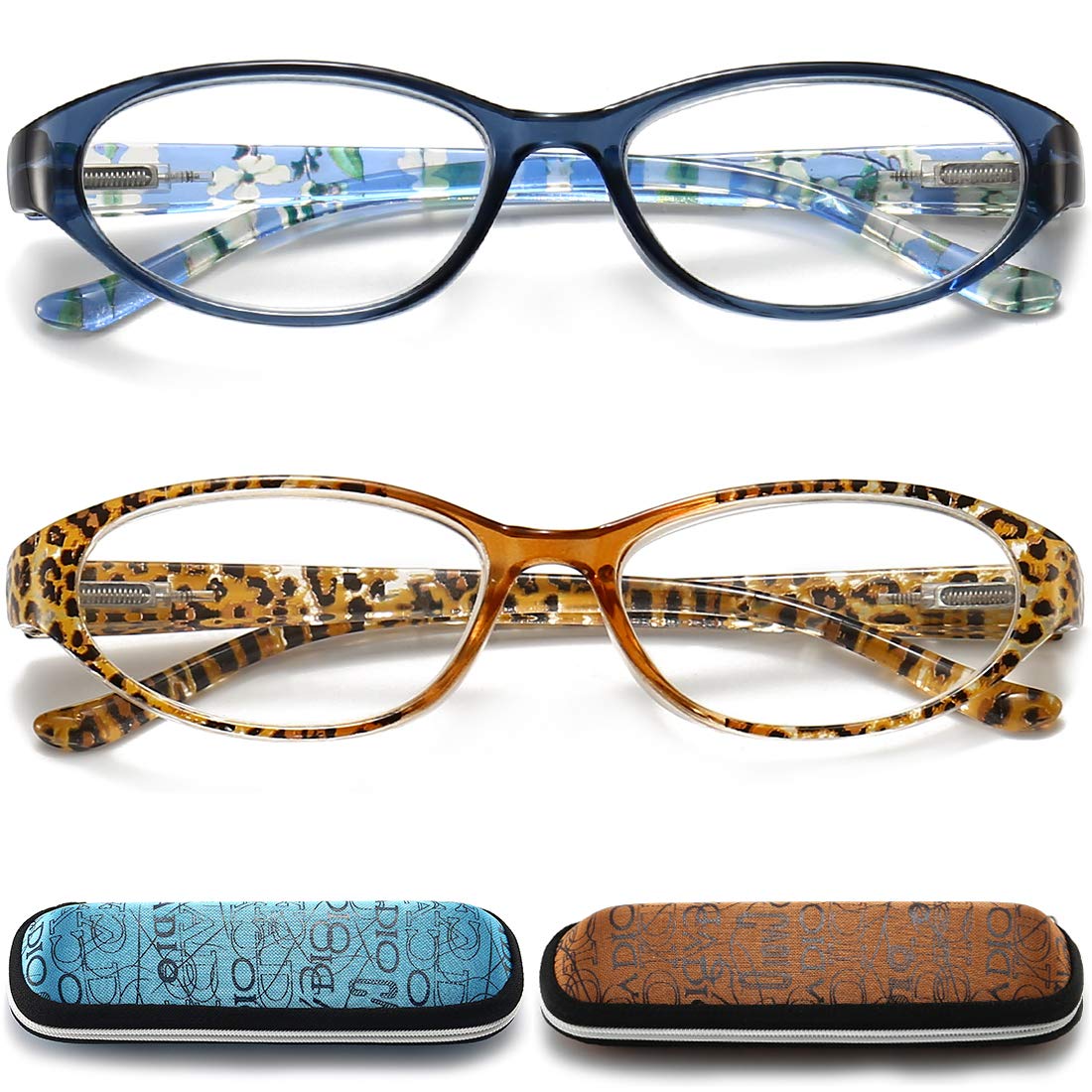 RaoOG Cat Eye Reading Glasses for Women 3.5,Blue Light Blocking Computer Readers, Ladies Fashion Cateye Frame Quality Eyeglasses