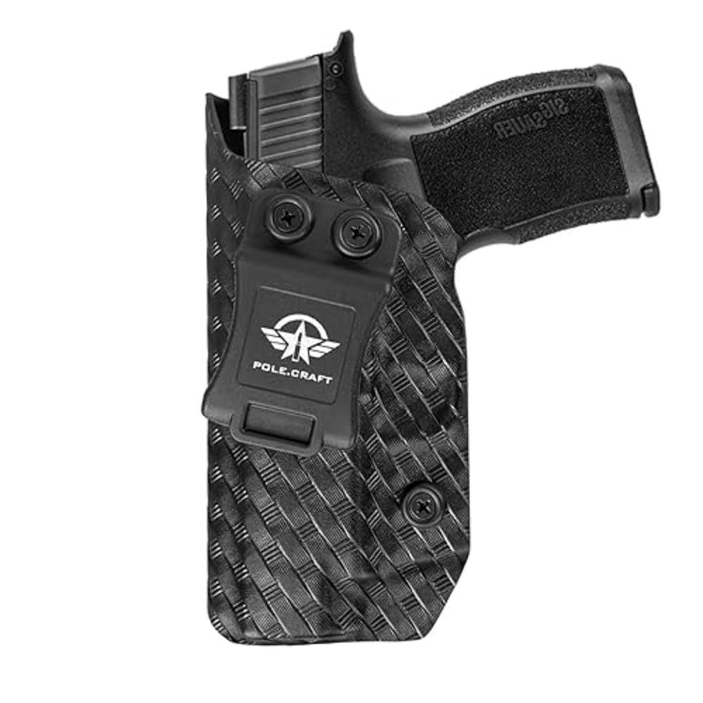 Outlaw Holsters Carbon Fiber Kydex IWB Holster – Right-Hand Concealment For Springfield XDS 3.3 With Laser