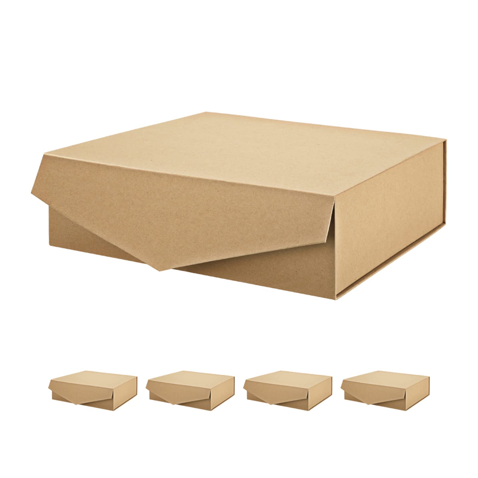 PACKHOME 5 Gift Boxes 13.5x9x4.1 Inches, Large Gift Boxes with