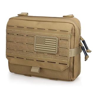WYNEX Tactical Molle Admin Pouch of Tri-Fold Open Design, Molle