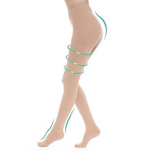 Yisemeya Compression Pantyhose 20-30mmHg Tight Stocking Gradient Compression  Hose Help Relieve Swelling Edema Varicose Veins