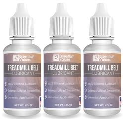 Essential Values Treadmill Belt Lubricant - Odorless & Toxin-Free 100% Silicone Oil - Silicone Treadmill Lubricant - Reduces Noise & Prolongs Bel