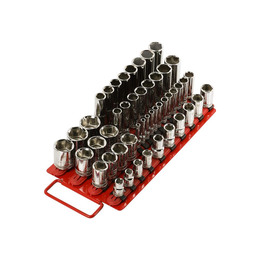 ARES 60000-48-Piece Red Socket Organizer Tray - Professional Grade ...