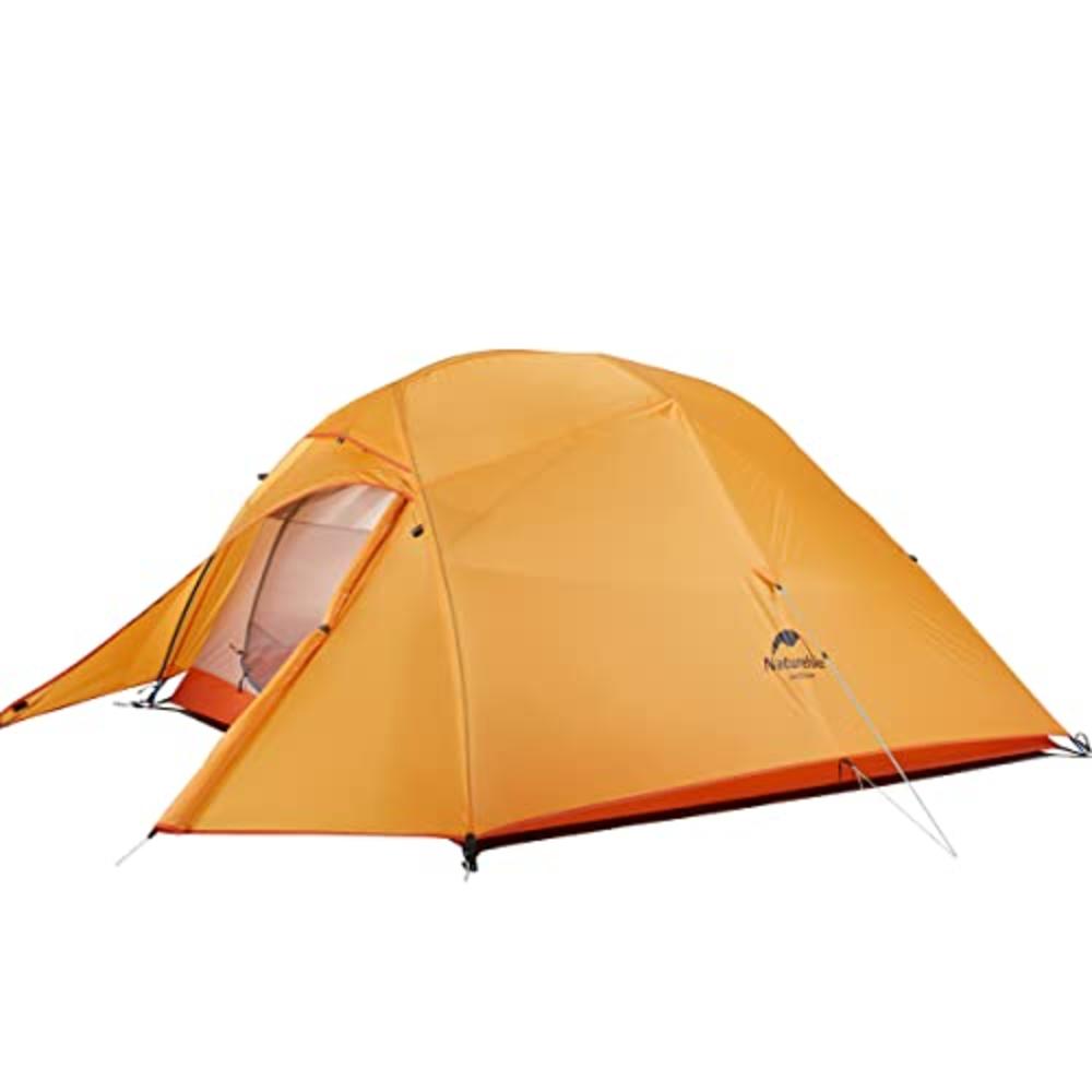 Naturehike Cloud-Up 3 Person Lightweight Backpacking Tent with Footprint - 3 Season Free Standing Dome Camping Hiking Waterproof