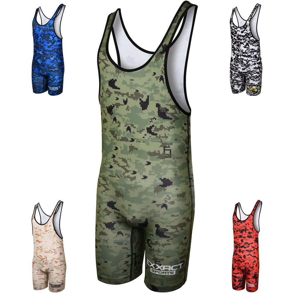 Exxact Sports Digital Camouflage Wrestling Singlet For MMA exxact-sports-digital-camouflage-wrestling-singlet-for-mma