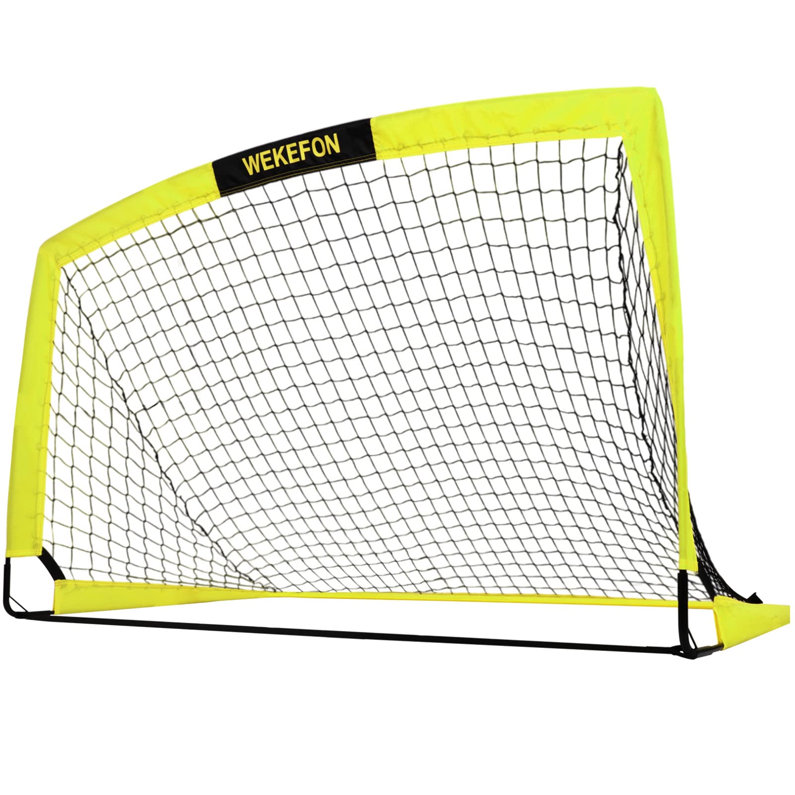 WEKEFON Soccer Goal 5' x 3.1' Portable Soccer Net with Carry Bag for Backyard Games and Training for Kids and Youth Soccer Pract