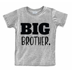 Unordinary Toddler Big Brother Shirt for Toddler Promoted to Best Big Brother Announcement Baby Boys (Light gray, 12 Months)