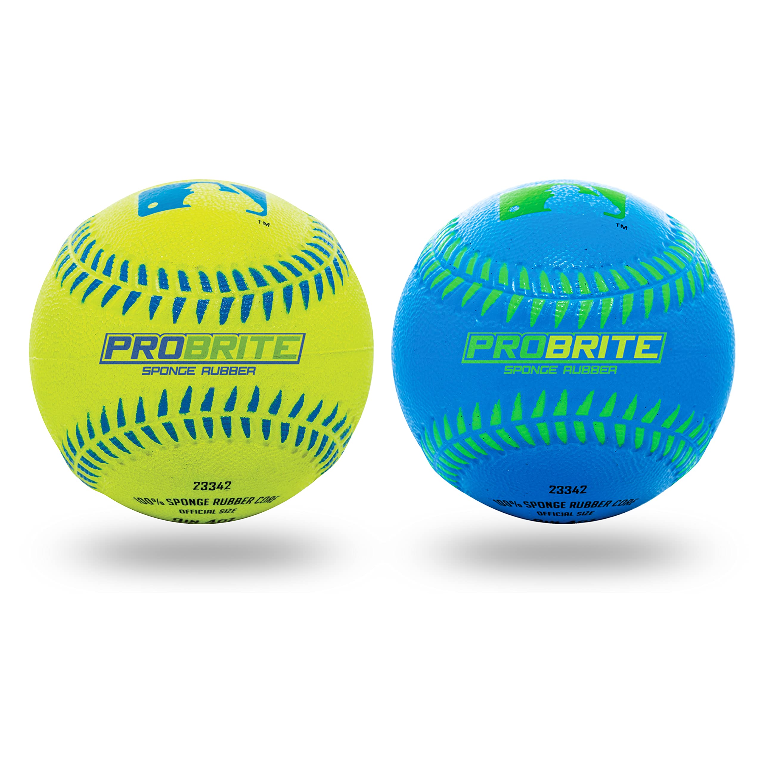 Franklin Sports - Pro Brite - Neon Rubber Teeball - MLB - Youth Tball - Baseball  Softball - Indoor  Outdoor Use