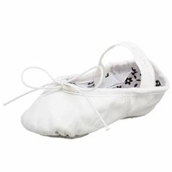 capezio girls Daisy 205 Ballet (ToddlerLittle Kid) dance shoes, White, 9 Wide Toddler US