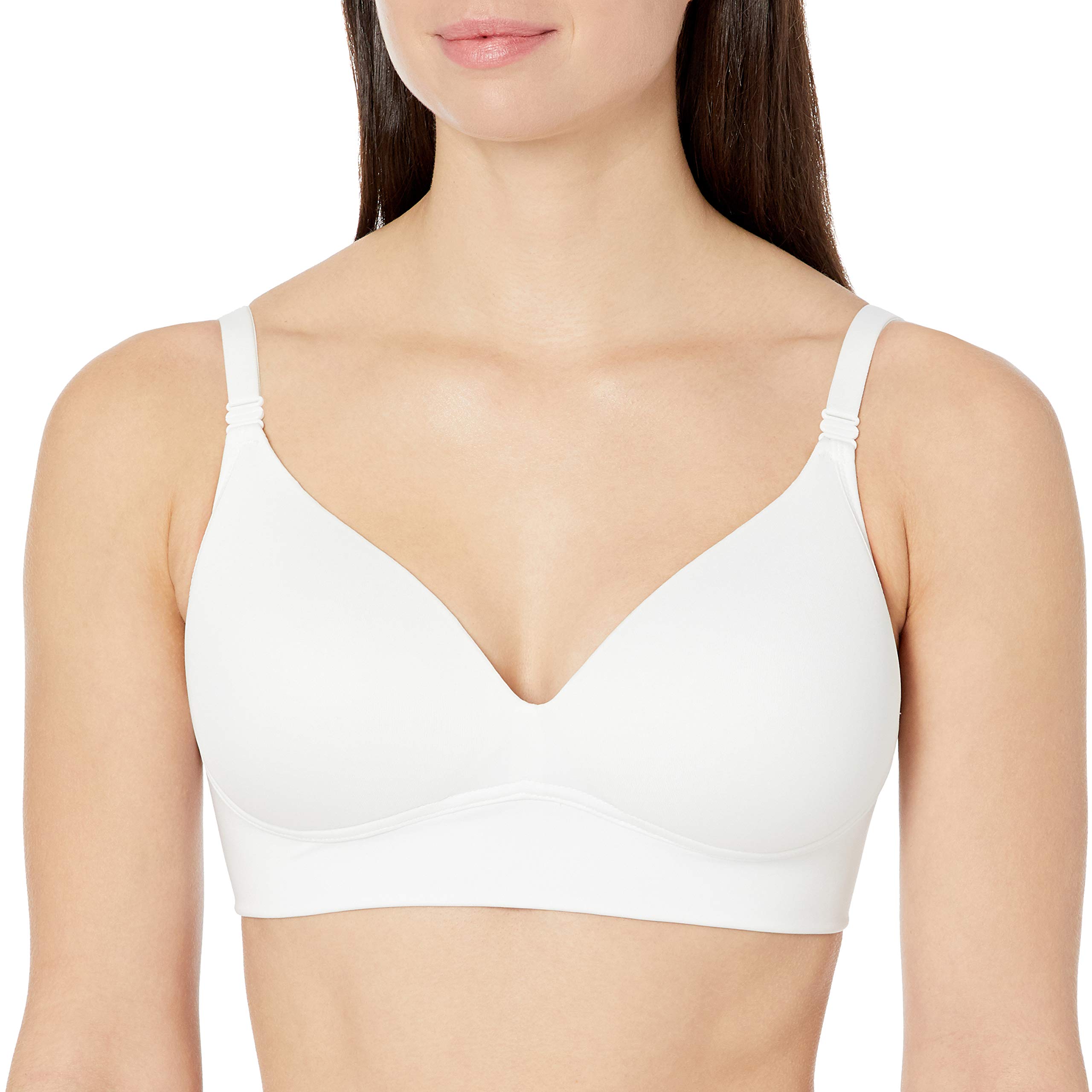 Warner's Warners Womens Benefits Allover-Smoothing Bliss Wireless Lightly Lined convertible comfort Bra RM1011W, classic White, 38c