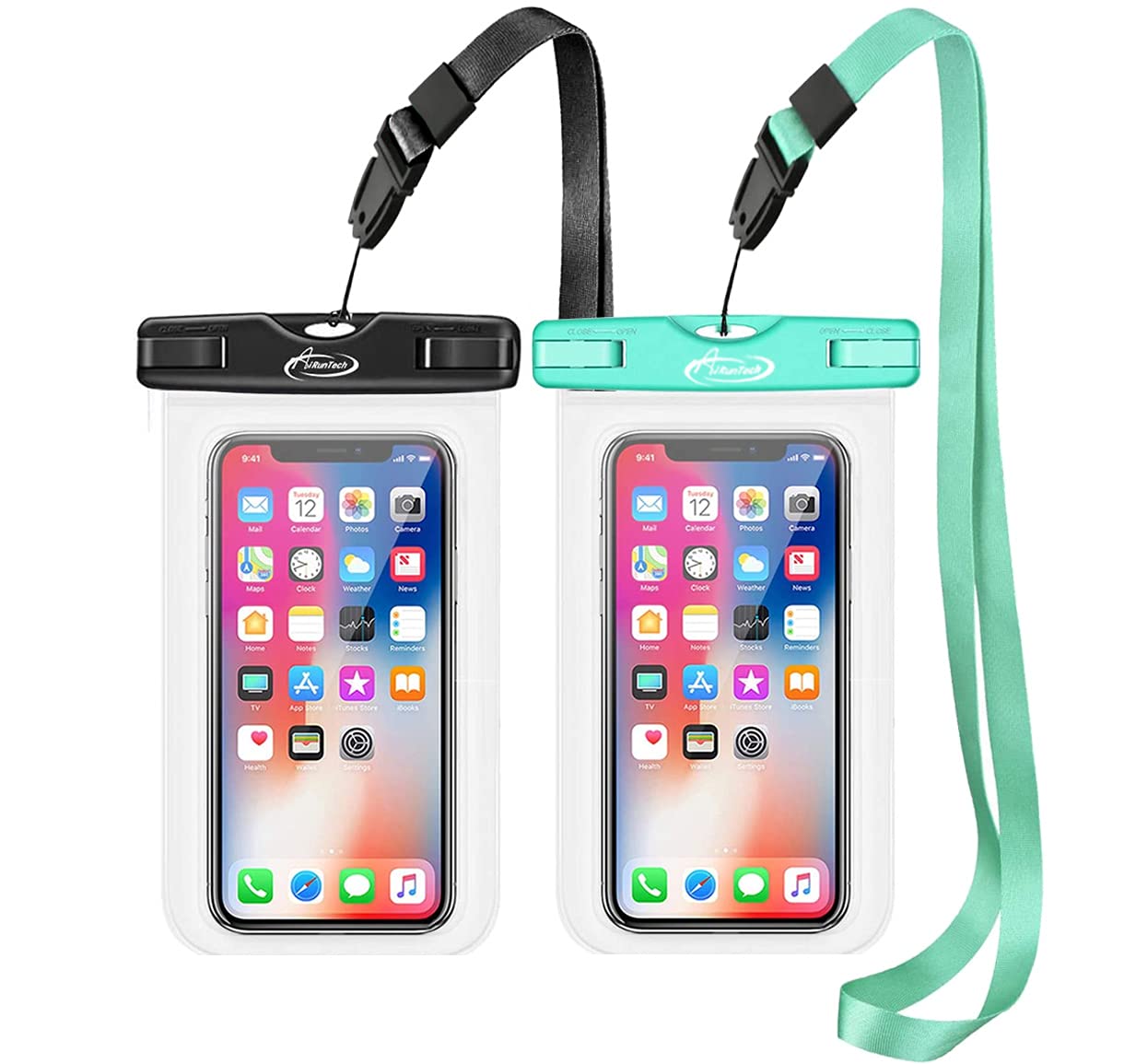AiRunTech Waterproof Case, Waterproof Cell Phone Dry Bag Compatible for iPhone 14/13/12/12 Pro Max/11/11 Pro/SE/Xs Max/XR/8P/7 G