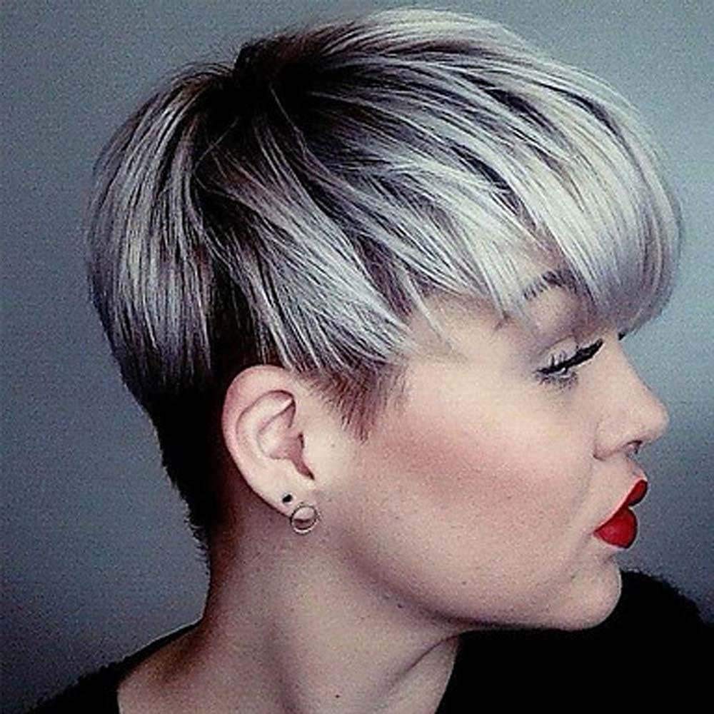 BeiSDWig Short Pixie Haircut Synthetic Short Wigs for Black Women Short Hairstyles for Women Wig Short Hair (007)