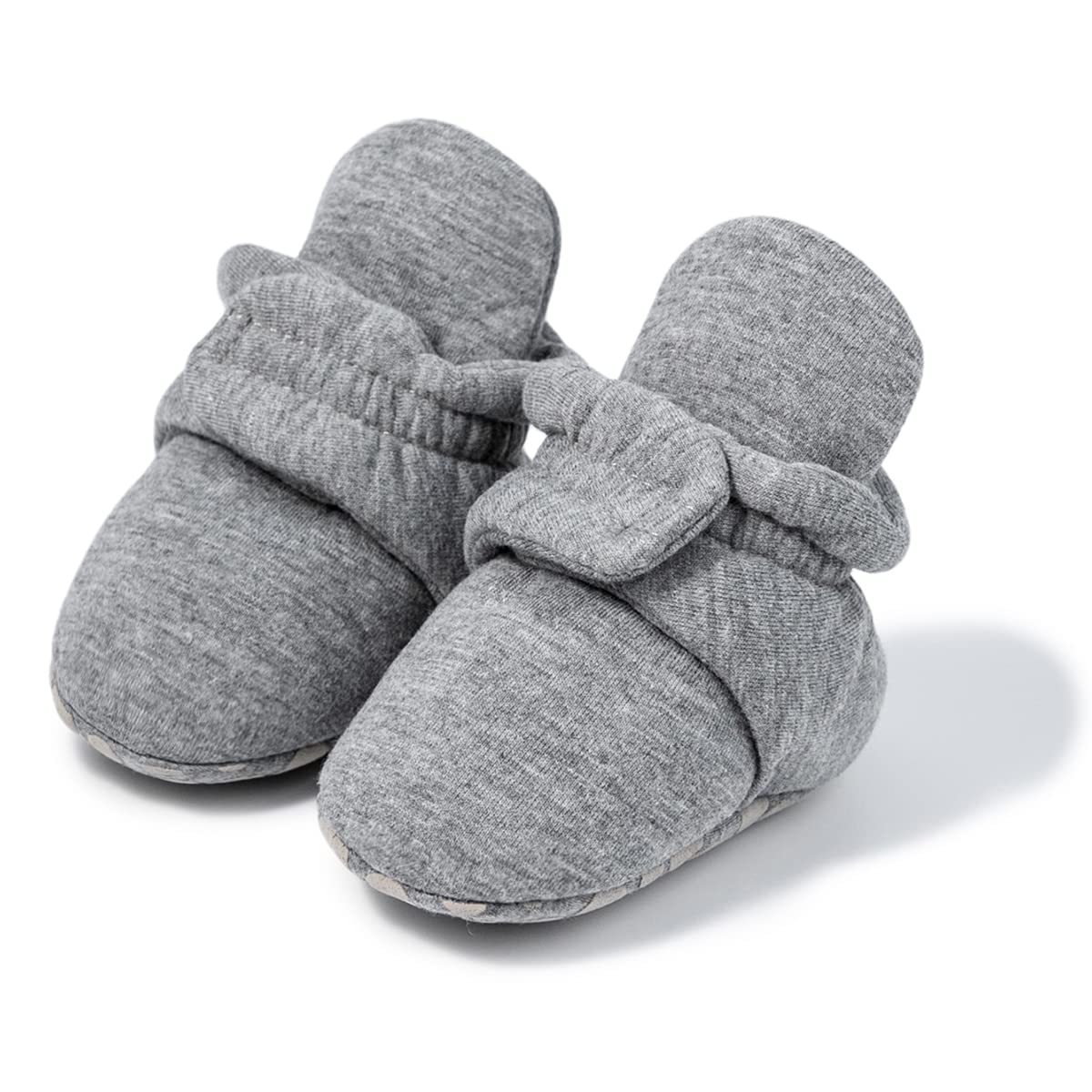Babelvit Newborn Baby Boy Girl Soft Fleece Booties Stay On Infant Slippers Socks Shoe Non Skid Gripper Toddler First Walkers Win