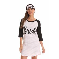 Just Love Bridal Party Sleep Shirt with Sleep Mask 6786-259-3X