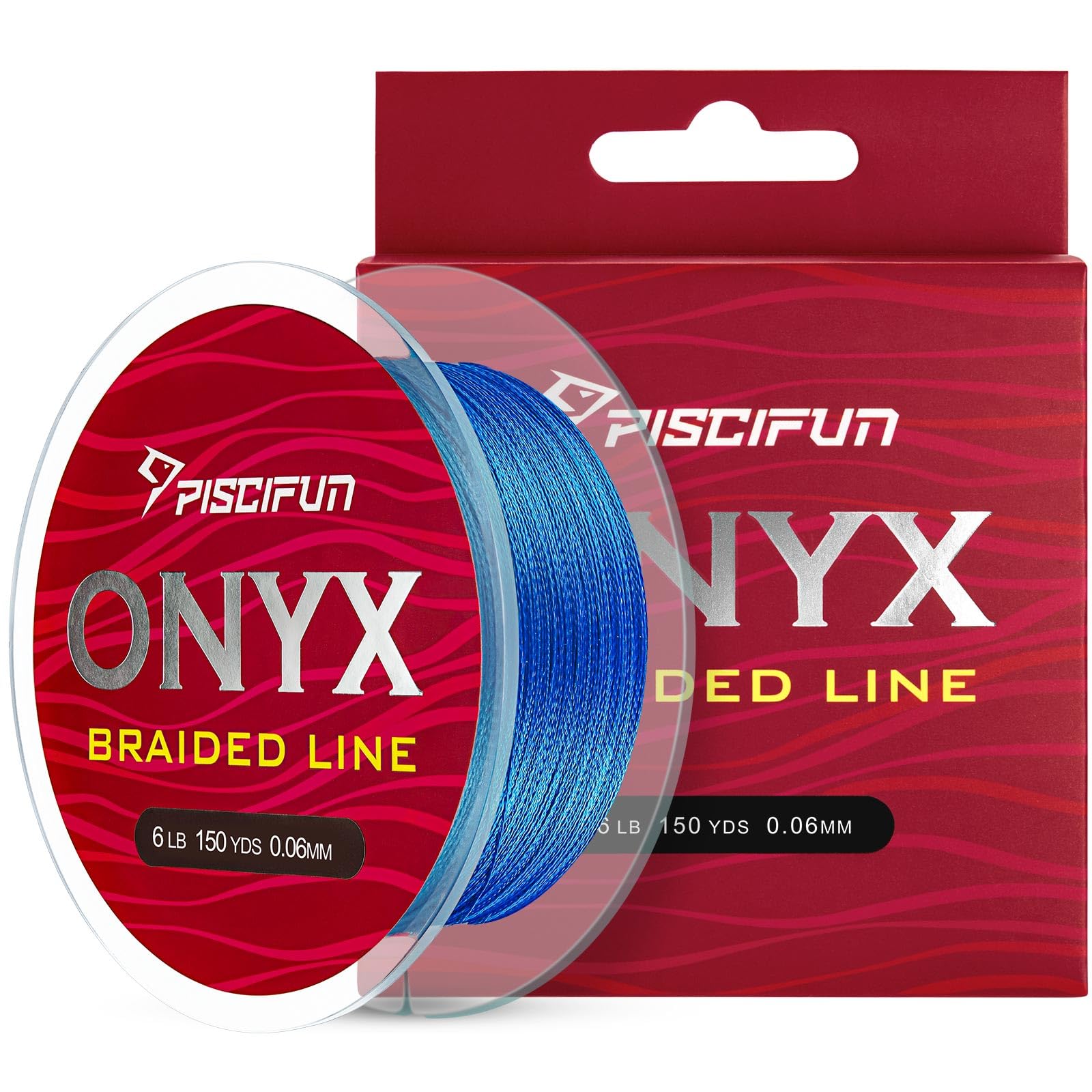 Piscifun Onyx Braided Fishing Line Advanced Superline Braid Lines 547Yd  20lb Blue