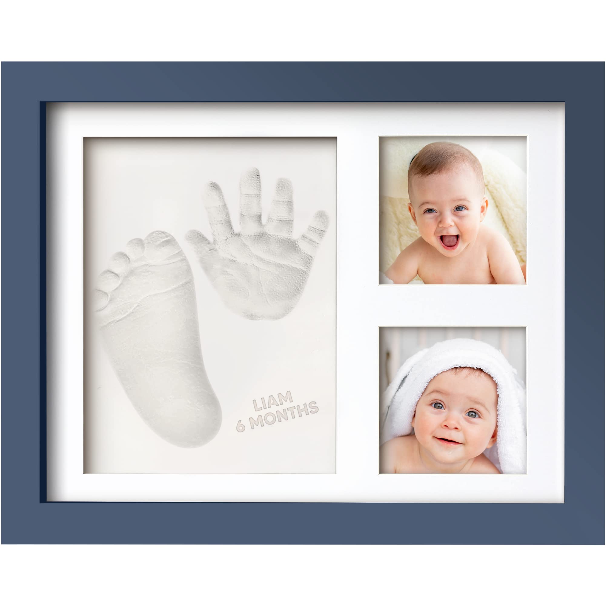 KeaBabies Baby Hand and Footprint Kit - Baby Footprint Kit - Baby Keepsake - Baby Shower gifts for Mom - Baby Picture Frame for Baby Regis