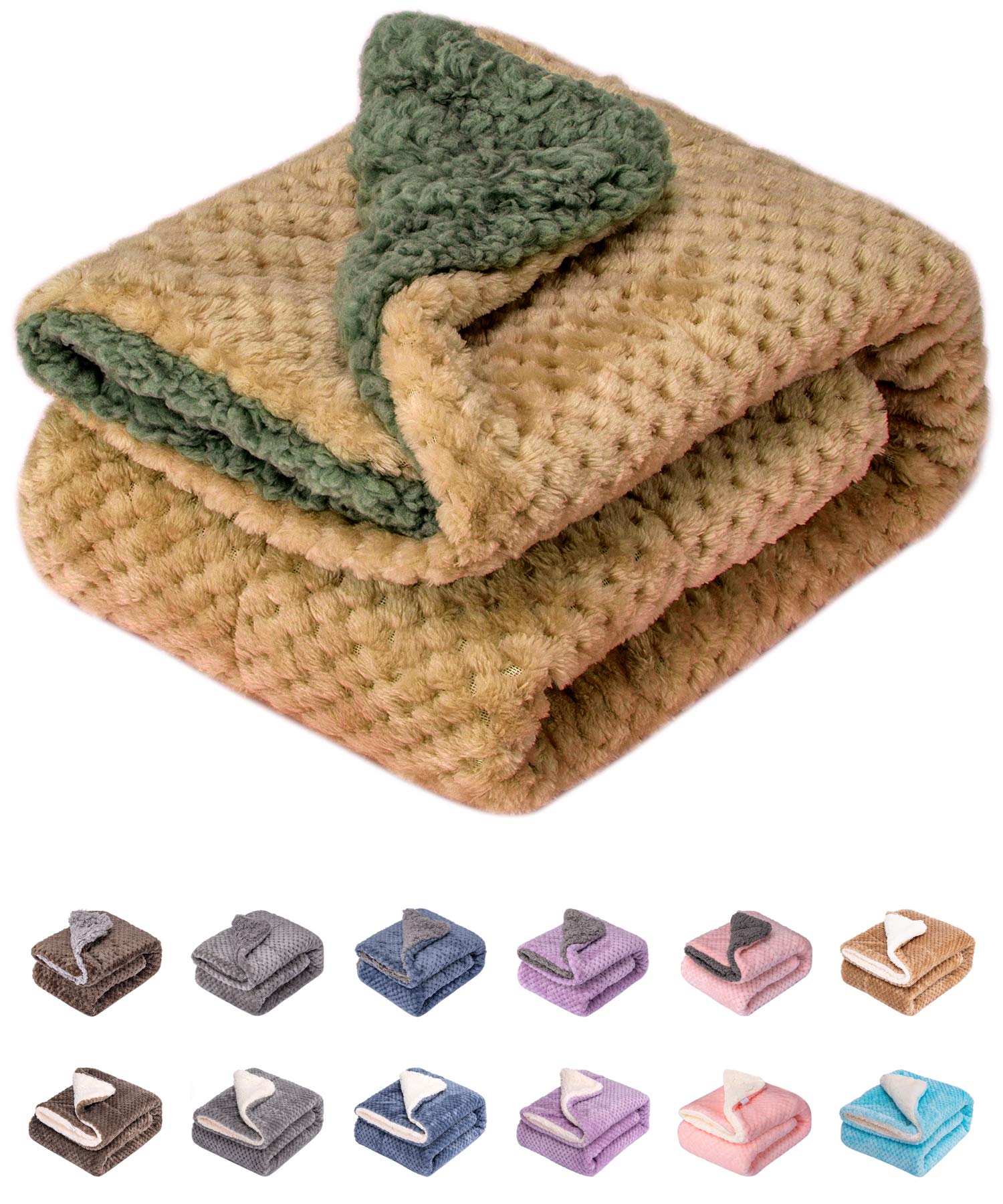 Wonder Miracle Fuzzy Dog Blanket or Cat Blanket or Pet Blanket, Warm and Soft, Plush Fleece Receiving Blankets for Dog Bed and Cat Bed, Couch, 