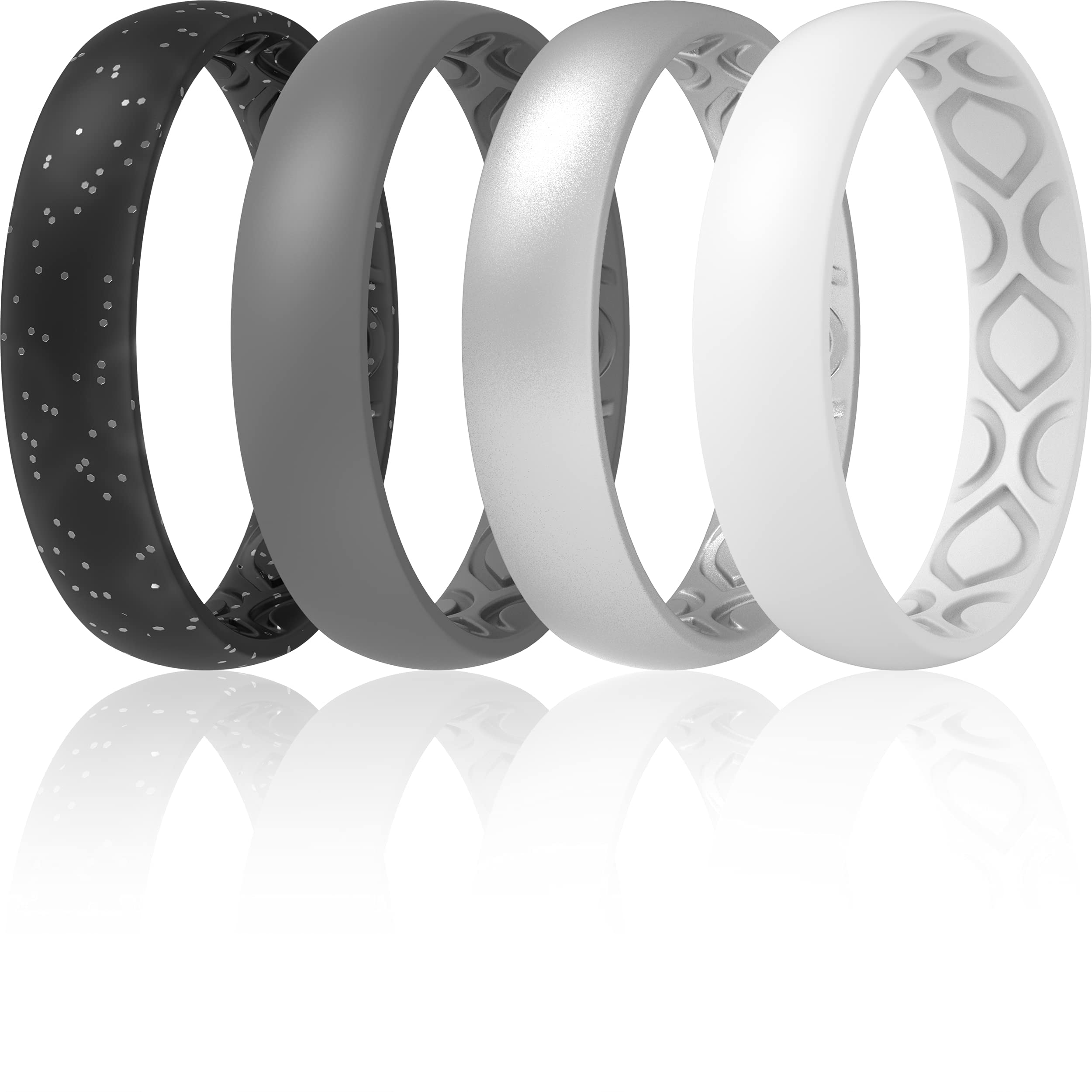 Silicone Rings For Her ThunderFit Women Breathable Silicone